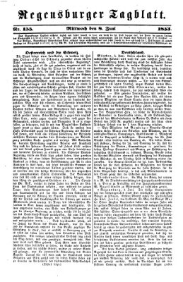 Regensburger Tagblatt Mittwoch 8. Juni 1853