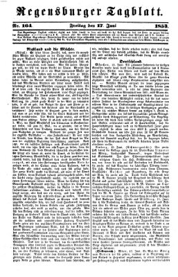 Regensburger Tagblatt Freitag 17. Juni 1853
