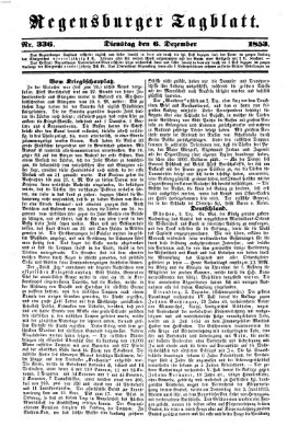 Regensburger Tagblatt Dienstag 6. Dezember 1853