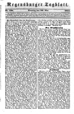 Regensburger Tagblatt Sonntag 20. Mai 1855