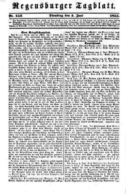 Regensburger Tagblatt Dienstag 5. Juni 1855