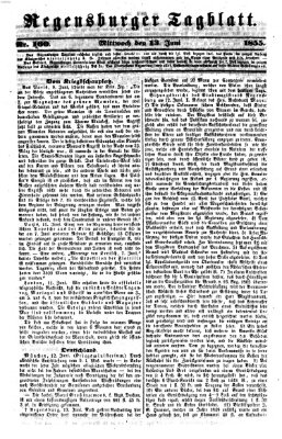 Regensburger Tagblatt Mittwoch 13. Juni 1855