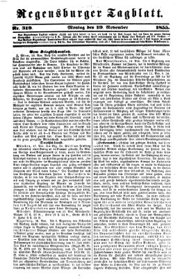 Regensburger Tagblatt Montag 19. November 1855