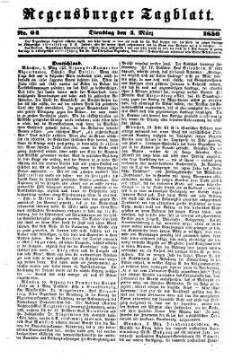 Regensburger Tagblatt Dienstag 4. März 1856