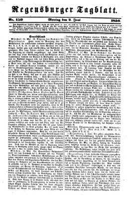 Regensburger Tagblatt Montag 2. Juni 1856