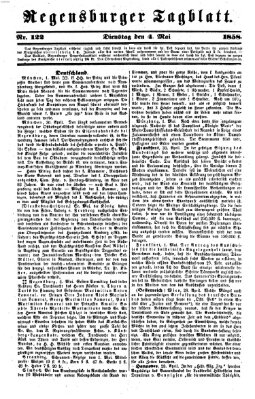 Regensburger Tagblatt Dienstag 4. Mai 1858