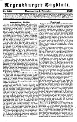 Regensburger Tagblatt Samstag 5. November 1859