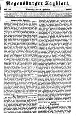Regensburger Tagblatt Samstag 4. Februar 1860