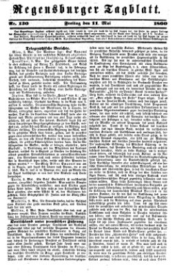 Regensburger Tagblatt Freitag 11. Mai 1860