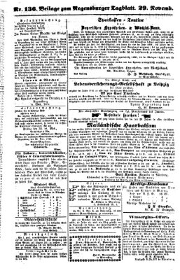 Regensburger Tagblatt Donnerstag 29. November 1860
