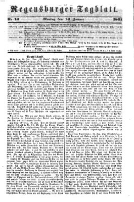 Regensburger Tagblatt Montag 14. Januar 1861