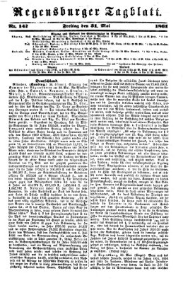 Regensburger Tagblatt Freitag 31. Mai 1861