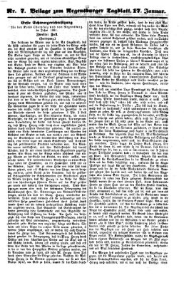 Regensburger Tagblatt Donnerstag 17. Januar 1861