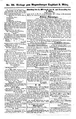 Regensburger Tagblatt Dienstag 5. März 1861