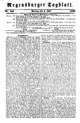 Regensburger Tagblatt Freitag 5. Juli 1861