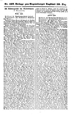 Regensburger Tagblatt Dienstag 10. Dezember 1861