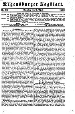 Regensburger Tagblatt Sonntag 6. April 1862