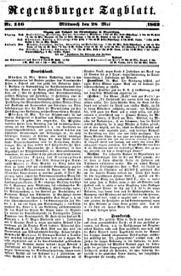 Regensburger Tagblatt Mittwoch 28. Mai 1862