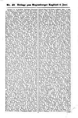 Regensburger Tagblatt Mittwoch 4. Juni 1862