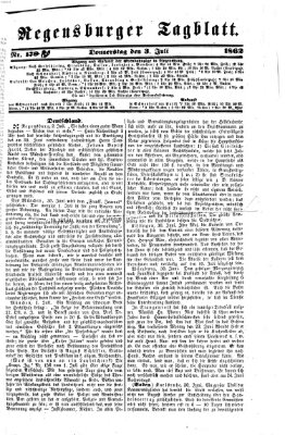 Regensburger Tagblatt Donnerstag 3. Juli 1862