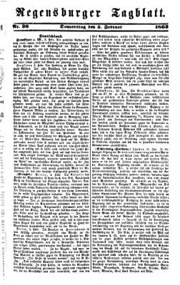 Regensburger Tagblatt Donnerstag 5. Februar 1863