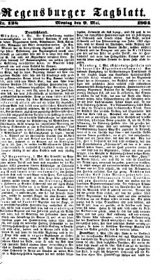 Regensburger Tagblatt Montag 9. Mai 1864
