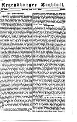Regensburger Tagblatt Freitag 20. Mai 1864