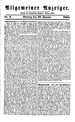 Regensburger Tagblatt Dienstag 12. Januar 1864