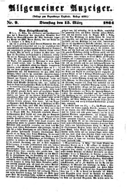 Regensburger Tagblatt Dienstag 15. März 1864