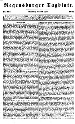 Regensburger Tagblatt Samstag 23. Juli 1864