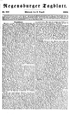 Regensburger Tagblatt Mittwoch 3. August 1864