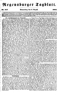 Regensburger Tagblatt Donnerstag 4. August 1864