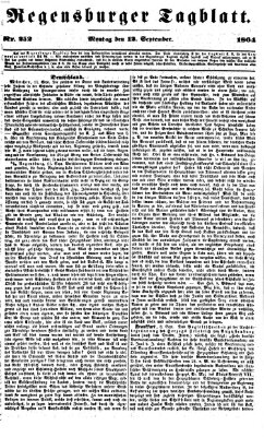 Regensburger Tagblatt Montag 12. September 1864
