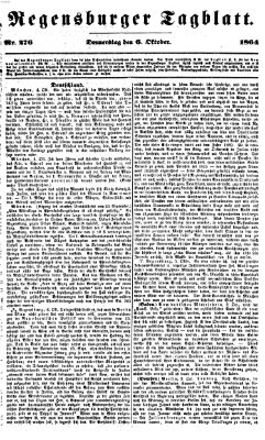 Regensburger Tagblatt Donnerstag 6. Oktober 1864