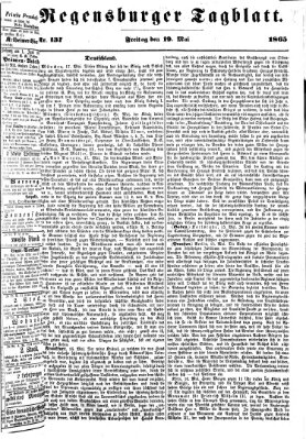 Regensburger Tagblatt Freitag 19. Mai 1865
