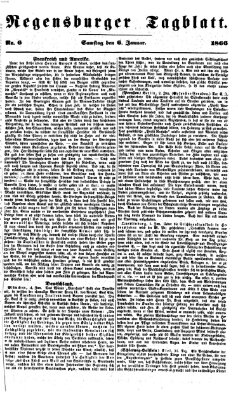 Regensburger Tagblatt Samstag 6. Januar 1866
