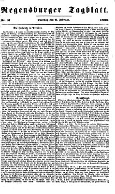 Regensburger Tagblatt Dienstag 6. Februar 1866