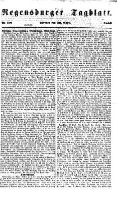 Regensburger Tagblatt Montag 30. April 1866