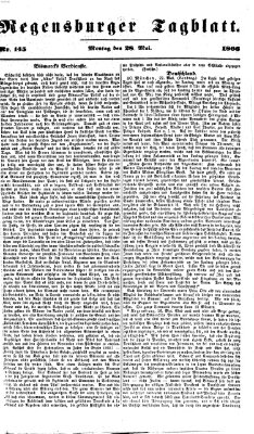 Regensburger Tagblatt Montag 28. Mai 1866
