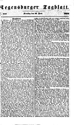 Regensburger Tagblatt Dienstag 12. Juni 1866