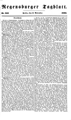 Regensburger Tagblatt Freitag 2. November 1866