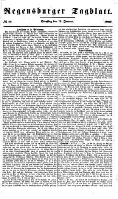 Regensburger Tagblatt Dienstag 15. Januar 1867