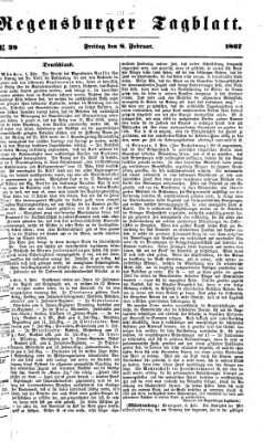 Regensburger Tagblatt Freitag 8. Februar 1867