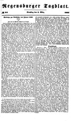 Regensburger Tagblatt Dienstag 5. März 1867
