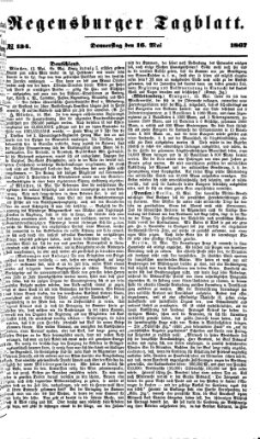 Regensburger Tagblatt Donnerstag 16. Mai 1867