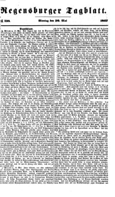 Regensburger Tagblatt Montag 20. Mai 1867