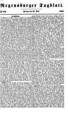 Regensburger Tagblatt Freitag 31. Mai 1867