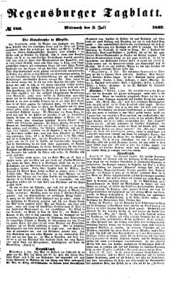 Regensburger Tagblatt Mittwoch 3. Juli 1867
