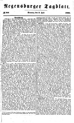 Regensburger Tagblatt Sonntag 7. Juli 1867