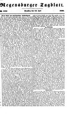 Regensburger Tagblatt Samstag 13. Juli 1867